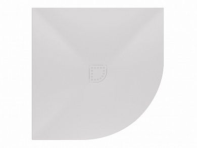 Каменный поддон Kolpa San Lavolta R 90x90 см | Белый